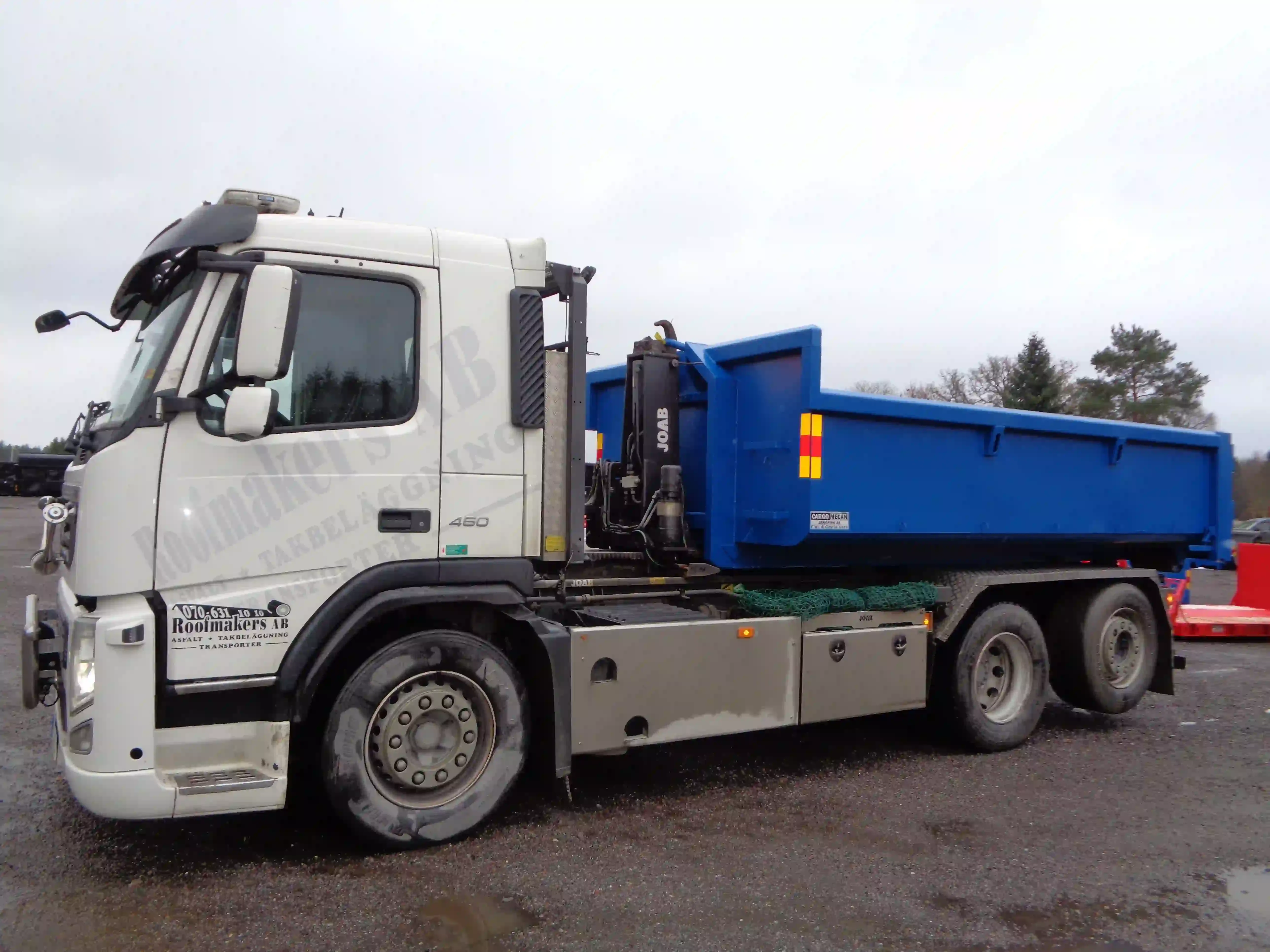 Litet containerflak Speciallamflak gratt 006